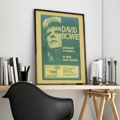 Cuadro Poster David Bowie St Paul Civic Center - comprar online