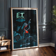 Cuadro Pelicula ET - Steven Spielberg - comprar online