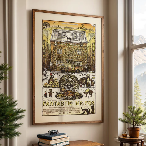 Cuadro Fantastic Mr. Fox - Wes Anderson - comprar online