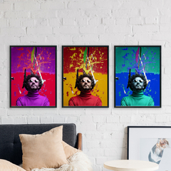 Set de 3 Cuadros Fito Paez