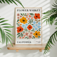 Cuadro Flower Market 33 - California