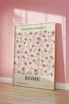 Cuadro Flower Market 19 Rome
