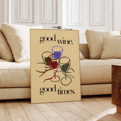 Cuadro Good Wine
