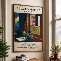 Cuadro Edward Hopper - Chop Suey, 1929 - comprar online