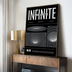 Set de 2 cuadros Infinite / Space en internet