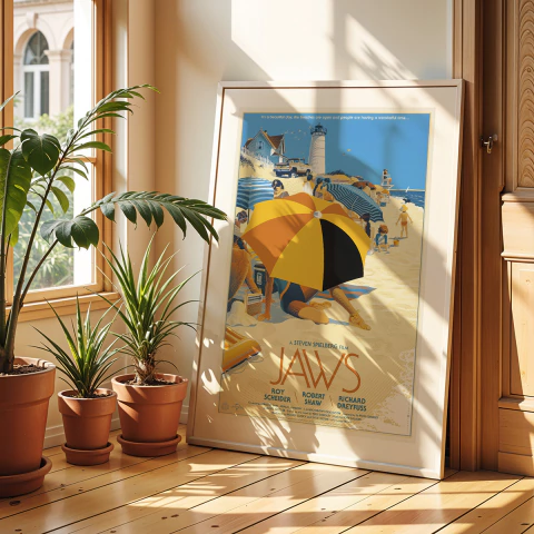 Cuadro Pelicula Jaws - Steven Spielberg - comprar online