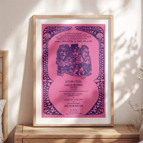 Cuadro Poster Jethro Tull - Spring Festival - comprar online