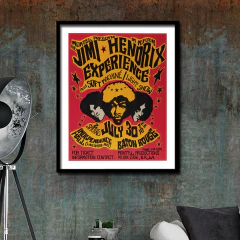 Cuadro Jimi Hendrix Baton Rouge