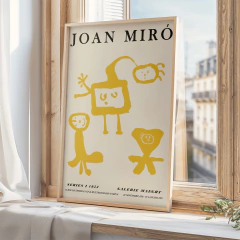 Set de 6 cuadros Joan Miro - 01/02/03/04/05/06 - Oz Cuadros Decorativos