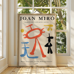 Set de 6 cuadros Joan Miro - 01/02/03/04/05/06 - Oz Cuadros Decorativos