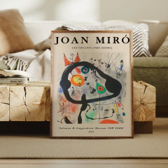 Imagen de Set de 6 cuadros Joan Miro - 01/02/03/04/05/06