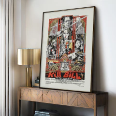 Cuadro Ilustracion Kill Bill - Quentin Tarantino - comprar online