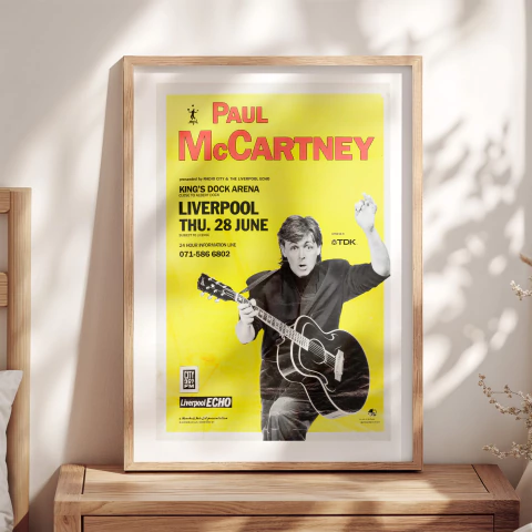 Cuadro Poster Paul McCartney - comprar online