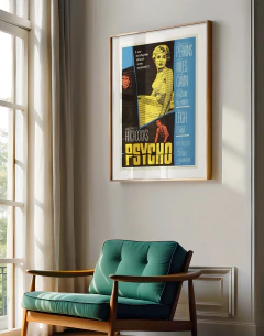 Cuadro Poster Psycho - Alfred Hitchcock - comprar online
