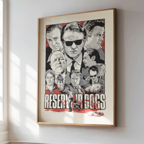 Cuadro Pelicula Reservoir Dogs - Quentin Tarantino - comprar online