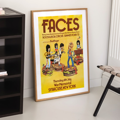 Cuadro Poster Faces Summer Tour 72