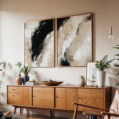 Set de 2 Cuadros Abstractos 13 - comprar online