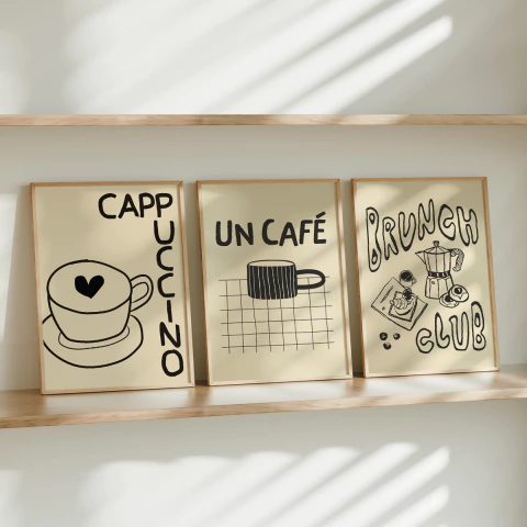 Set de 3 cuadros Kitchen - 205/211/216 - comprar online