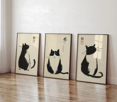 Set de 3 láminas #61 - Gatos en internet