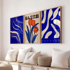 Set de 3 cuadros Bloom - comprar online