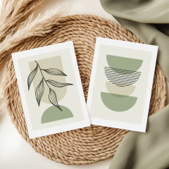 Set de 2 láminas #132 - Abstractos - comprar online