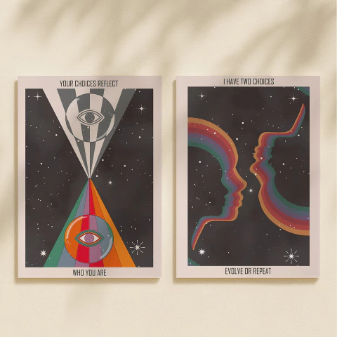 Set de 2 láminas #172 - Frases - comprar online