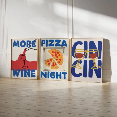 Set de 3 cuadros Kitchen - 136/142/169 - comprar online