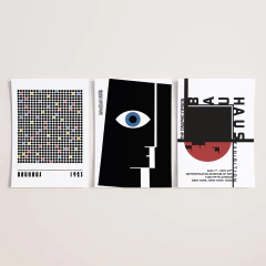 Set de 3 laminas - Bauhaus 04 - comprar online