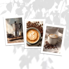 Set de 3 láminas #402 - Coffee