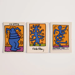Set de 3 laminas - Keith Haring 02 - comprar online