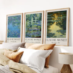 Set de 3 láminas #31 - Claude Monet en internet