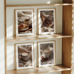 Set de 4 láminas #15 - Coffee - comprar online