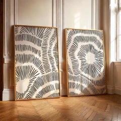 Set de 2 Cuadros Abstractos 05 - comprar online