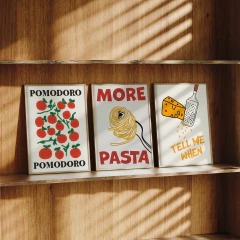 Set de 3 cuadros Kitchen - 135/186/222 - comprar online