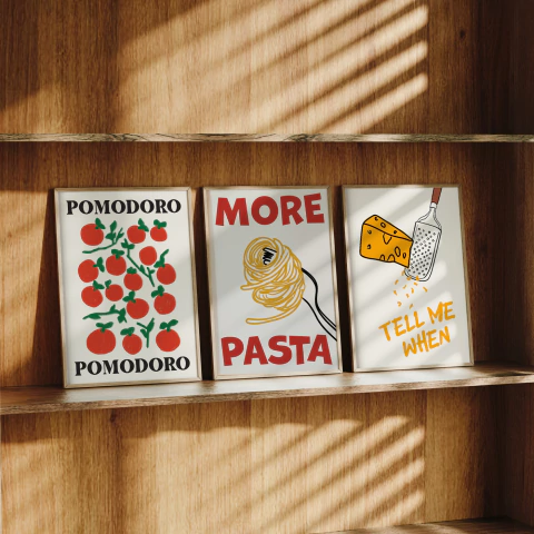 Set de 3 cuadros Kitchen - 135/186/222 - comprar online