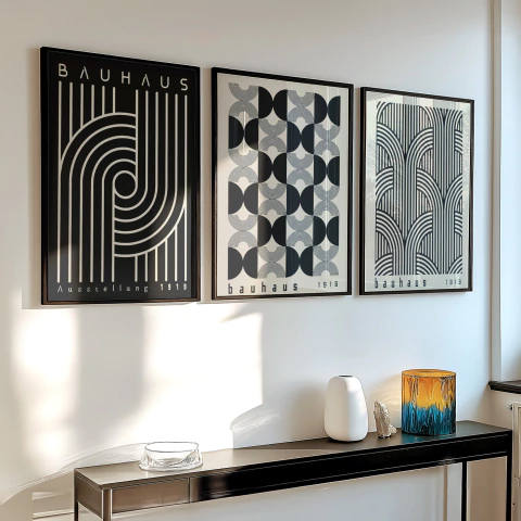 Set de 3 cuadros Bauhaus - 196/211/216 - comprar online