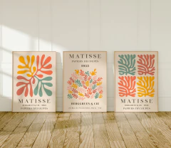 Set de 3 láminas #110 - Matisse en internet