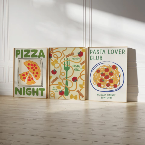 Set de 3 cuadros Kitchen - 141/160/171 - comprar online