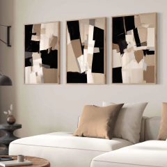 Set de 3 láminas #190 - Abstracto en internet