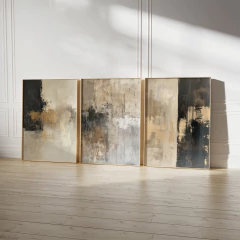 Set de 3 Cuadros Abstractos 12 - comprar online