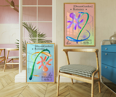 Set de 2 Cuadros Romance