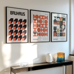 Set de 3 cuadros Bauhaus - 121/122/133 - comprar online