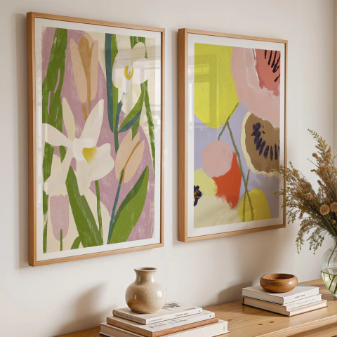 Set de 2 Cuadros Bloom - 01/03 - comprar online