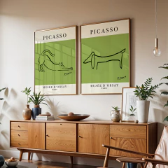 Set de 2 láminas #143 - Pablo Picasso en internet