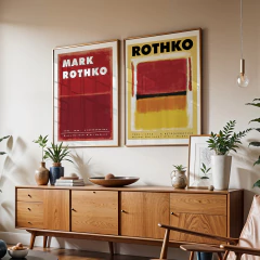 Set de 2 Cuadros Rothko 01 - comprar online