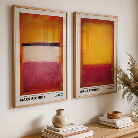 Set de 2 Cuadros Mark Rothko - 07/14 - comprar online