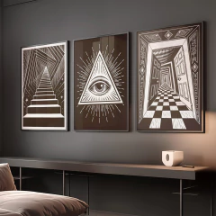 Set de 3 cuadros Surreal - 03/04/08 - comprar online