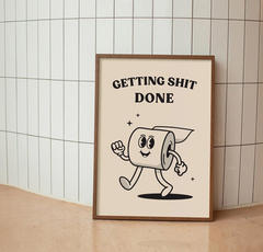 Cuadro Shit Done (Black) - comprar online