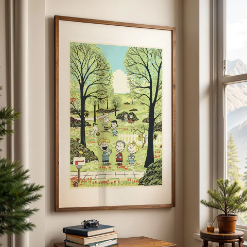 Cuadro Snoopy - Primavera - comprar online