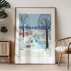 Set de 4 cuadros Peanuts - Snoopy Seasons en internet